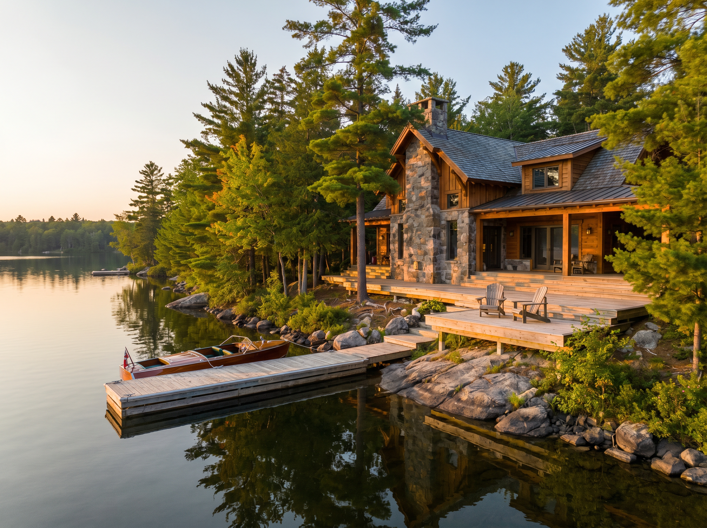 Premium waterfront cottage managed by Guest House Co.